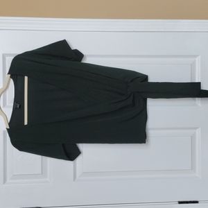 Ann Taylor Tie Front Blouse, size L